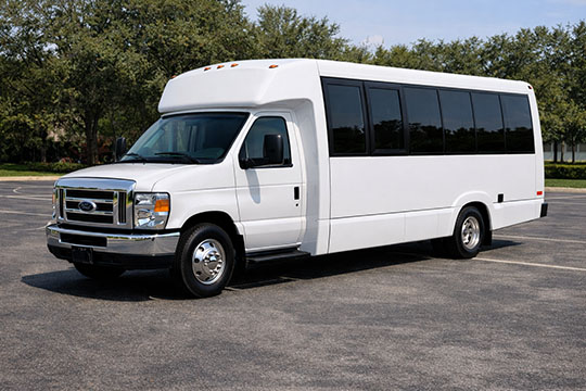 18-passenger mini coach available for charter in Atlanta, GA