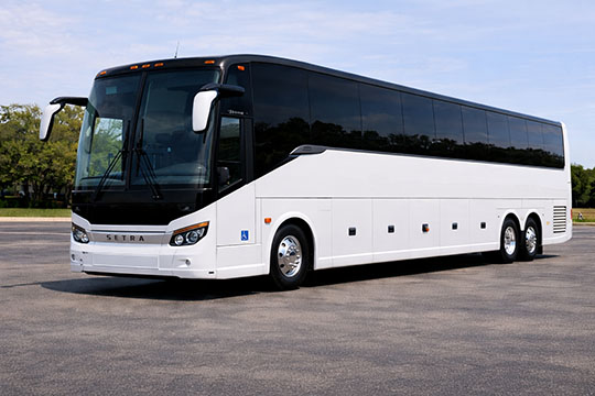 56-passenger charter bus Atlanta